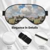 A Large Farm. Unisex Elastic Adjustable Buckle Design Blackout Sleep Eye Mask for Home Travel Yoga Office Nap view 4