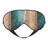 Aerial View of The Beach Unisex Elastic Adjustable Buckle Design Blackout Sleep Eye Mask for Home Travel Yoga Office Nap view 1