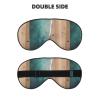 Aerial View of The Beach Unisex Elastic Adjustable Buckle Design Blackout Sleep Eye Mask for Home Travel Yoga Office Nap view 2