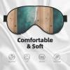 Aerial View of The Beach Unisex Elastic Adjustable Buckle Design Blackout Sleep Eye Mask for Home Travel Yoga Office Nap view 3