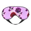 Red and Purple Roses Unisex Elastic Adjustable Buckle Design Blackout Sleep Eye Mask for Home Travel Yoga Office Nap view 1