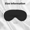 Custom Eye Mask Personalized Sleep Mask Design Your Own Photo Text Logo Customized Two-Sided Eye Cover with Adjustable Strap for Men Women Sleep Office Travel,No Custom view 4