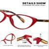 SOCTICK 4 Pack Fashion Cat Eye Reading Glasses for Women, Computer Blue Light Blocking Readers Anti Glare Eyeglasses +2.25 view 4