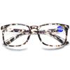 ABETOS Blue Light Blocking Reading Glasses Spring Hinges Clear Eyeglasses Fashion Nerd Computer Readers Women Men, Tortoiseshell 1.5 view 1