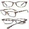 ABETOS Blue Light Blocking Reading Glasses Spring Hinges Clear Eyeglasses Fashion Nerd Computer Readers Women Men, Tortoiseshell 1.5 view 3