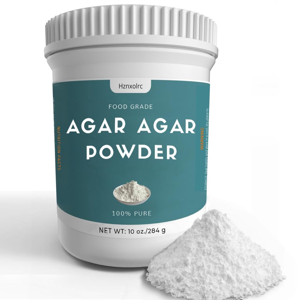 10 oz Agar Agar Powder, 100% Pure, Premium Natural Thickener and Gelling Agent, Rich in Dietary Fiber, Suitable for Making Candies, Cheeses, Jellies, Jams and More