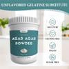 10 oz Agar Agar Powder, 100% Pure, Premium Natural Thickener and Gelling Agent, Rich in Dietary Fiber, Suitable for Making Candies, Cheeses, Jellies, Jams and More view 2