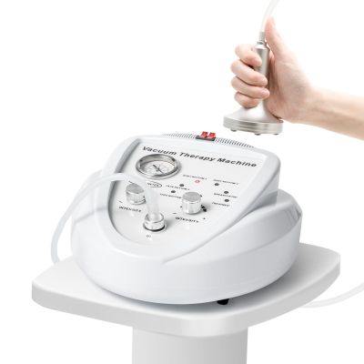Knwigoe Vacuum Therapy Machine Multifunctional Back Message Machine Body Shape Massager Cupping Machine Set with 24pcs Vacuum Cups and 3 Pumps for Butt Lifting (Max Suction 70cmhg)