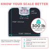 Adamson A21 Analog Scales for Body Weight - Up to 300 LB - New - Anti-Skid Rubber Surface + Large Numbers - Analog Bathroom Scale - Affordable - Durable with 20-Year Assurance - Black view 4
