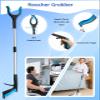 6-Piece Hip Kit, Hip Replacement Kit After Surgery Recovery, Hip Kit for Total Hip Replacement Prime for Seniors with Grabber Tool,Leg Lifter,Sock Aid,Sock Remover,Shoehorn&Dressing Stick,Bath Loofah view 2