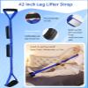 6-Piece Hip Kit, Hip Replacement Kit After Surgery Recovery, Hip Kit for Total Hip Replacement Prime for Seniors with Grabber Tool,Leg Lifter,Sock Aid,Sock Remover,Shoehorn&Dressing Stick,Bath Loofah view 3