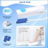 6-Piece Hip Kit, Hip Replacement Kit After Surgery Recovery, Hip Kit for Total Hip Replacement Prime for Seniors with Grabber Tool,Leg Lifter,Sock Aid,Sock Remover,Shoehorn&Dressing Stick,Bath Loofah view 4