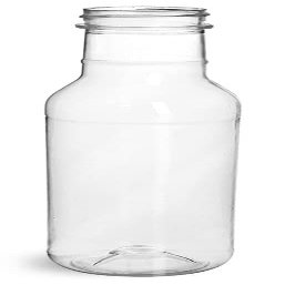 12 oz Clear PET Barbecue Sauce Bottles (Bulk) Caps NOT Included