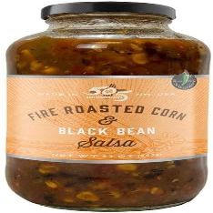 Al Amin Foods Southwestern Fire Roasted Corn & Black Bean Salsa 1 Jar N.W. 32 oz