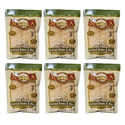 Generic refried beans (6 Pack, Regular), 1 Ounce (Pack of 1)