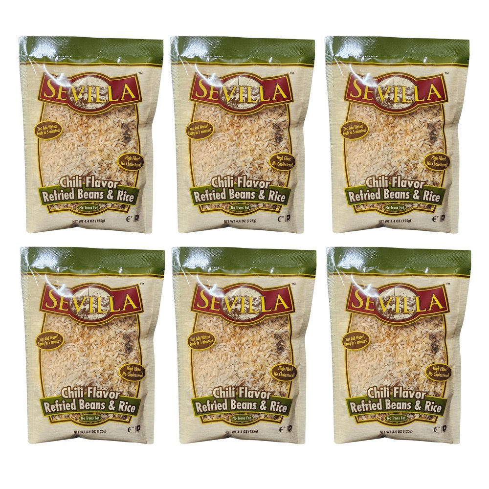 Generic refried beans (6 Pack, Regular), 1 Ounce (Pack of 1)
