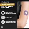Skin Grip Adhesive Patches Compatible with Dexcom G7 & Stelo CGM with Cutout  Waterproof & Sweatproof Cover for Continuous Glucose Monitor Sensor, Stays Secure for 10-15 Days  20 Pack, Purple view 4