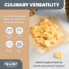 Premium Dried Pineapple Chunks 48oz | Non-GMO, Batch Tested Gluten & Peanut Free | Ethically Sourced for Guilt-Free Snacking | Fresh, Crispy & Sweetened for Delicious Flavor view 3
