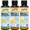 Barlean's Omega 3 Fish Oil Liquid Supplement for Men and Women, 1500mg of EPA and DHA Fatty Acid, Promotes Brain & Heart Health - Non-GMO, Variety Pack, 8 oz view 1