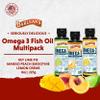Barlean's Omega 3 Fish Oil Liquid Supplement for Men and Women, 1500mg of EPA and DHA Fatty Acid, Promotes Brain & Heart Health - Non-GMO, Variety Pack, 8 oz view 3