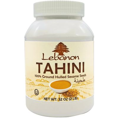 Lebanon - Premium Tahini Paste, 100% Ground Sesame Seeds, 907g (2 Lbs)