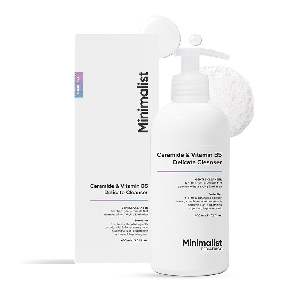 Minimalist Baby Gentle Head to Toe Wash | Tear-free | pH 5.5 | Proven Safe & Pediatrician Approved Baby Wash | Ceramide & Vitamin B5 Delicate Cleanser | 13.52 Fl Oz / 400ml