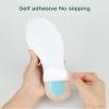 2 Pairs High Heel Inserts, Adhesive Pigskin Sandal Inserts Anti-Slip, 3/4 Cushioning Insoles for Flats Open Toe Shoes, Invisible Insoles for Dress Shoes Pain Relief, Gray L 8.5-11 view 4