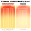 Heated Seat Covers 1 Minute Fast Heating 2 Heat Levels Seat Warmer UL Listed Black view 4