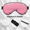 Sand Beach Unisex Elastic Adjustable Buckle Design Blackout Sleep Eye Mask for Home Travel Yoga Office Nap view 4
