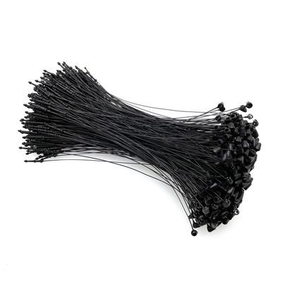 1000 Pcs/Pack Colorful Plastic Snap Lock 5" Pins Security Loop Tag Fasteners,1000pcs 5" Scurity Loop (Black)