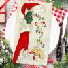 200Pcs Merry Christmas Paper Guest Napkins Santa Claus Bathroom Napkins Xmas Winter Disposable Guest Hand Towel Napkin for Home Party Supplies view 3