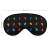 LGBTQ Pride Mouth Rainbow Gay Sleep Mask Comfortable Adjustable Eyeshade Night Blindfold Cover for Sleeping Travel Women Men view 2