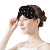 LGBTQ Pride Mouth Rainbow Gay Sleep Mask Comfortable Adjustable Eyeshade Night Blindfold Cover for Sleeping Travel Women Men view 3