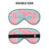 Blue Citrus Slices Unisex Elastic Adjustable Buckle Design Blackout Sleep Eye Mask for Home Travel Yoga Office Nap view 2