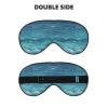 MYGANN The Deep Blue Sea Unisex Elastic Adjustable Buckle Design Blackout Sleep Eye Mask for Home Travel Yoga Office Nap view 2