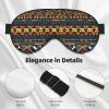 African Tribal Ethnic Texture Unisex Elastic Adjustable Buckle Design Blackout Sleep Eye Mask for Home Travel Yoga Office Nap view 4