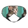 A Curious Cat Unisex Elastic Adjustable Buckle Design Blackout Sleep Eye Mask for Home Travel Yoga Office Nap view 1