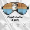 Bedroom Kitten Unisex Elastic Adjustable Buckle Design Blackout Sleep Eye Mask for Home Travel Yoga Office Nap view 3