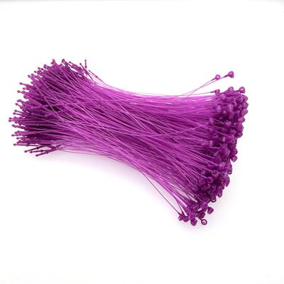1000 Pcs/Pack Colorful Plastic Snap Lock 5" Pins Security Loop Tag Fasteners,1000pcs 5" Scurity Loop (Purple)