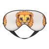 Cartoon Cute Little Lion Unisex Elastic Adjustable Buckle Design Blackout Sleep Eye Mask for Home Travel Yoga Office Nap view 1