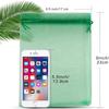 ANZNKU Organza Bags 6x9 Inch, 50 Pack Gift Bags for Saint Patrick's Day Party Favor Mesh Bag Jewelry Pouches Drawstring(Christmas Green) view 2