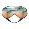 Beach Scenery Unisex Elastic Adjustable Buckle Design Blackout Sleep Eye Mask for Home Travel Yoga Office Nap view 1