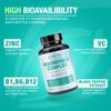 Magnesium Complex Supplement - Chelated Magnesium Glycinate, Citrate, Taurate, Malate, Oxide Capsules - High Absorption Magnesium for Sleep, Leg Cramps, Muscle Relief, 400mg, 120 Veggie Capsules view 4