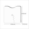 RCARE Thick Tracheostomy Dressing Pads, Nephrostomy - Soft and Breathable for Nephrostomy, Excellent Absorption, Fits 5-10mm Catheter, Keeps Clean and Dry (Pack of 6) view 2