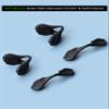 Acefrog 2 Pairs Upgraded Nose Pads for Oakley EV Zero Path OO9308, EV Zero Pitch OO9383 OO9388, EV Zero Range OO9327 OO9337, EV Zero Series Sunglass, Push-in Nose Piece Replacement, Black, Anti-Slip view 2