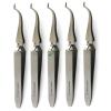 5 Pieces Dental Buccal Tube Tweezers Slim Orthodontic Bracket Holding Placing Positioning view 1