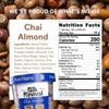 Folk Revival Chai Almond Keto Instant 'Oatmeal' - 20g Protein, 4g Net Carbs, High Fiber, Non GMO, Gluten Free, Made with Acorns - 12 Cups Per Case view 3