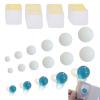 17 PC Belly Button Plug Belly Button Shaper Post Tummy(11 Different Sizes) and 30pc Breathable Belly Button Patch view 1