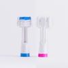 Triple Bristle Replacement Brush Head Refills | Innovative 3 Head Design | Compatible with Triple Bristle Brand Sonic Toothbrush | Color Changing Indicator Bristles | 2 Pack (Blue & Pink) view 4