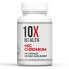 10X Health MIC Chromium Supplements - 60 Capsules - Contains Choline Inositol & L Methionine - Mineral Supplements for Daily Nutritional Support - Chromium, L-Methionine, Choline Supplements view 1